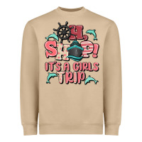 Mushroom oh ship it's a girls trip Heavyweight Sweatshirt - MaliasSmallBusiness