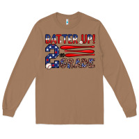 Toasted Coconut batter up 2nd grade Long Sleeve Tee - JahusDesignShop