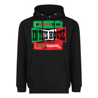 Black MY HUSBAND IS THE BOSS IN THIS HOUSE SAID NO ITALIAN EVER Heavyweight Hoodie - Bettercallsaul