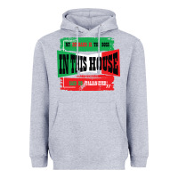 Heather Grey MY HUSBAND IS THE BOSS IN THIS HOUSE SAID NO ITALIAN EVER Heavyweight Hoodie - Bettercallsaul
