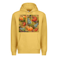 Antique Gold Fall Premium Hoodie - NancyCooperArtShop