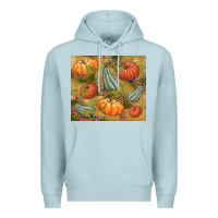 Blue Mist Fall Premium Hoodie - NancyCooperArtShop