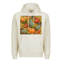 Oatmeal Heather Fall Premium Hoodie - NancyCooperArtShop