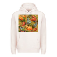Pale Pink Fall Premium Hoodie - NancyCooperArtShop