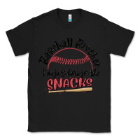 Black baseball brother i'm just here for the snacks Classic Tee - MaliasSmallBusiness