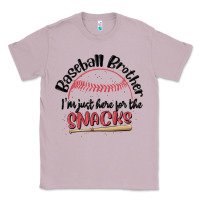 Lilac baseball brother i'm just here for the snacks Classic Tee - MaliasSmallBusiness