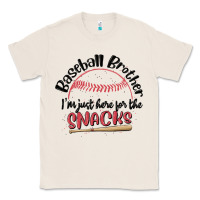 Natural baseball brother i'm just here for the snacks Classic Tee - MaliasSmallBusiness