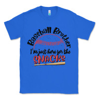 True Royal baseball brother i'm just here for the snacks Classic Tee - MaliasSmallBusiness