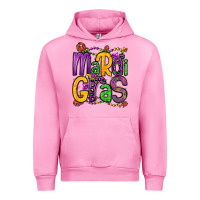 Fuchsia Pink mardi gras Urban Hoodie - OliviaCreatesArt