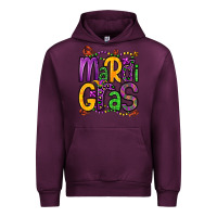 Mauve Wine mardi gras Urban Hoodie - OliviaCreatesArt