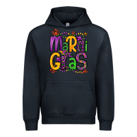 Navy mardi gras Urban Hoodie - OliviaCreatesArt