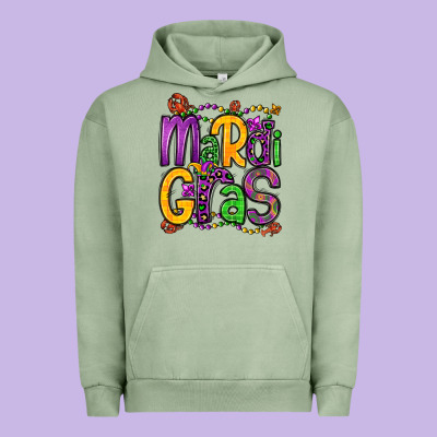 Mardi Gras Urban Hoodie Designed By Oliviacreatesart