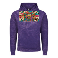 Cloud Purple bus driver school bus cowhide license plate Vintage Hoodie - Artiststas