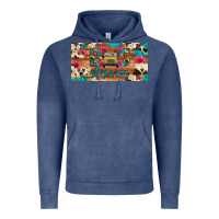 Vintage Denim bus driver school bus cowhide license plate Vintage Hoodie - Artiststas