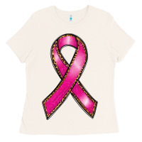 Bone breast cancer ribbon Ladies Tee - RanaPortraitStore