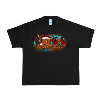 Black christmas nana highland cow Urban Heavy Tee - BarkalooDesign