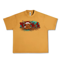 Peanut Butter christmas nana highland cow Urban Heavy Tee - BarkalooDesign