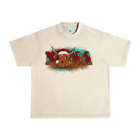 Sandshell christmas nana highland cow Urban Heavy Tee - BarkalooDesign