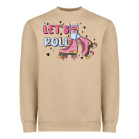 Mushroom let's roll Heavyweight Sweatshirt - MaliasSmallBusiness