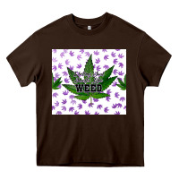 Chocolate Brown i bet my soul smells like weed Heavy Core Tee - CTS Tumbler Store