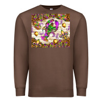 Chestnut Mardi Gras with crab Premium Sweatshirt - NancyCooperArtShop