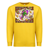 Lemon Mardi Gras with crab Premium Sweatshirt - NancyCooperArtShop