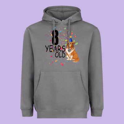 8 Years Old Black Heavyweight Hoodie Designed By Bettercallsaul