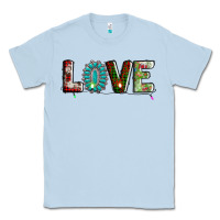 Dusty Blue love christmas gemstone Classic Tee - AdoDesignShop