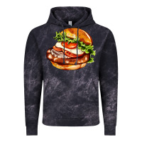 Cloud Black American hamburger Vintage Hoodie - AdoDesignShop