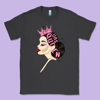 Yas Queen Classic Tee Designed By Maliassmallbusiness