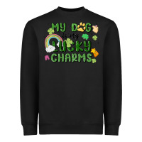 Black my dog is my lucky charms Heavyweight Sweatshirt - MaliasSmallBusiness