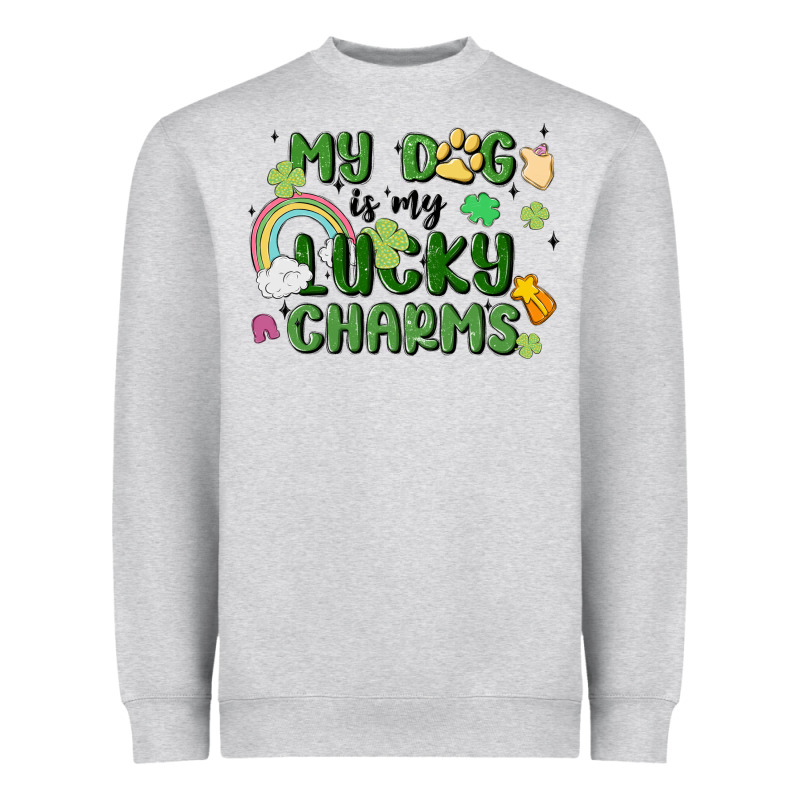 My Dog Is My Lucky Charms Heavyweight Sweatshirt by MaliasSmallBusiness | Teevron
