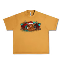 Peanut Butter christmas mom highland cow Urban Heavy Tee - BarkalooDesign