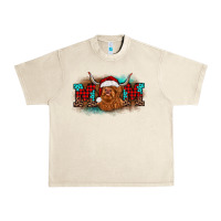 Sandshell christmas mom highland cow Urban Heavy Tee - BarkalooDesign
