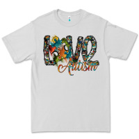 Dove Grey love autism Premium Tee - SublimationCraftShop