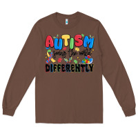 Chestnut autism seeing the world differently Long Sleeve Tee - MaliasSmallBusiness