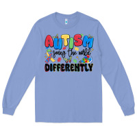 Colony Blue autism seeing the world differently Long Sleeve Tee - MaliasSmallBusiness