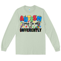 Matcha autism seeing the world differently Long Sleeve Tee - MaliasSmallBusiness