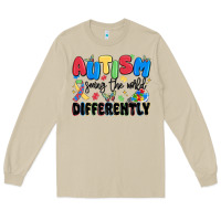 Mushroom autism seeing the world differently Long Sleeve Tee - MaliasSmallBusiness