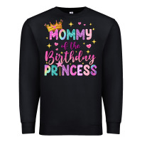 Black mommy of the birthday princess Premium Sweatshirt - NancyCooperArtShop