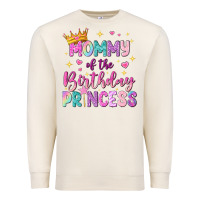 Sandshell mommy of the birthday princess Premium Sweatshirt - NancyCooperArtShop