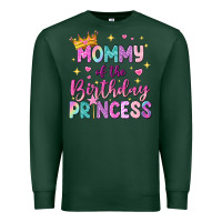 Sports Green mommy of the birthday princess Premium Sweatshirt - NancyCooperArtShop