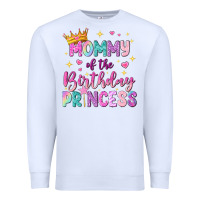 White mommy of the birthday princess Premium Sweatshirt - NancyCooperArtShop