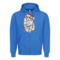 True Royal christmas ragdoll cat Zipper Hoodie - LillyAllenDesigns