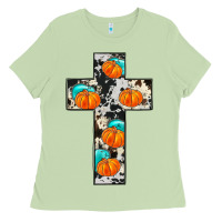 Matcha pumpkin cross Ladies Tee - JahusDesignShop