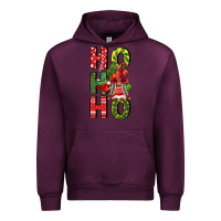 Mauve Wine ho ho ho gnomes fa Urban Hoodie - FaDigitalArtStudio