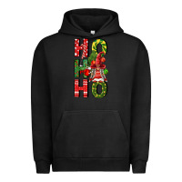 Pigment Black ho ho ho gnomes fa Urban Hoodie - FaDigitalArtStudio