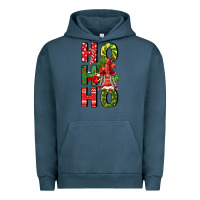 Pigment Midnight Navy ho ho ho gnomes fa Urban Hoodie - FaDigitalArtStudio