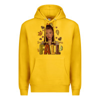 Lemon Just a girl who loves Fall afro woman Premium Hoodie - NancyCooperArtShop