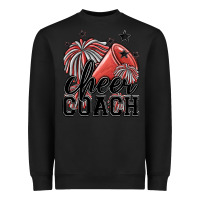 Black cheer coach Heavyweight Sweatshirt - MaliasSmallBusiness